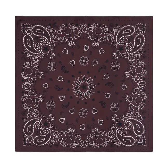 Bandana Small Etoile Soie | Café