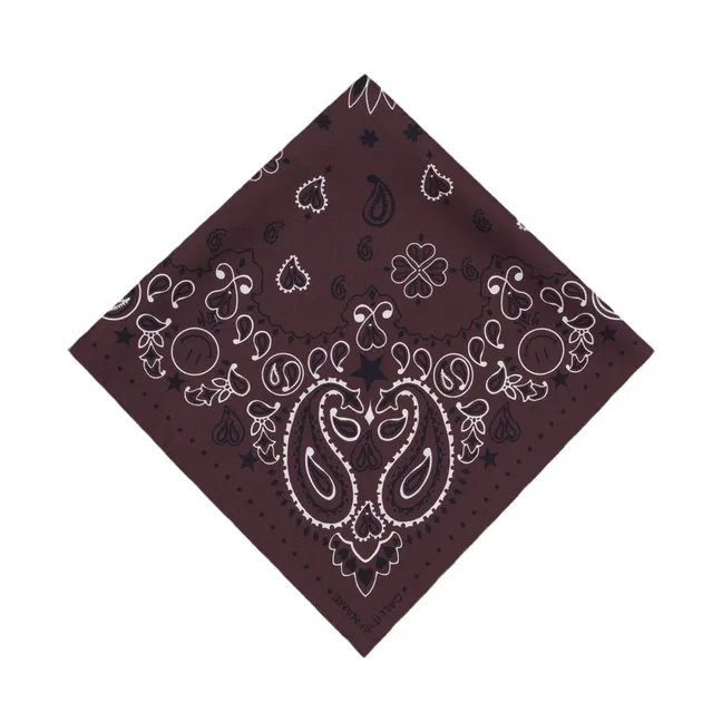 Bandana Small Etoile Soie | Café