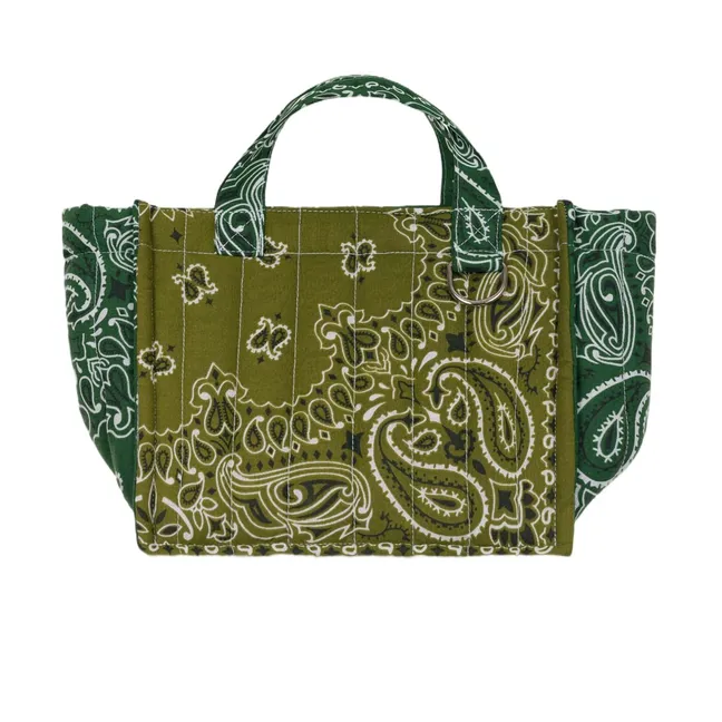 Mini Cabas Trèfle Coton | Vert