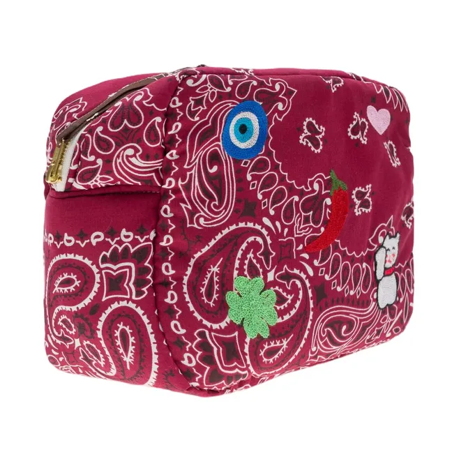 Mini Vanity Multi Emoji Eye Coton | Bordeaux