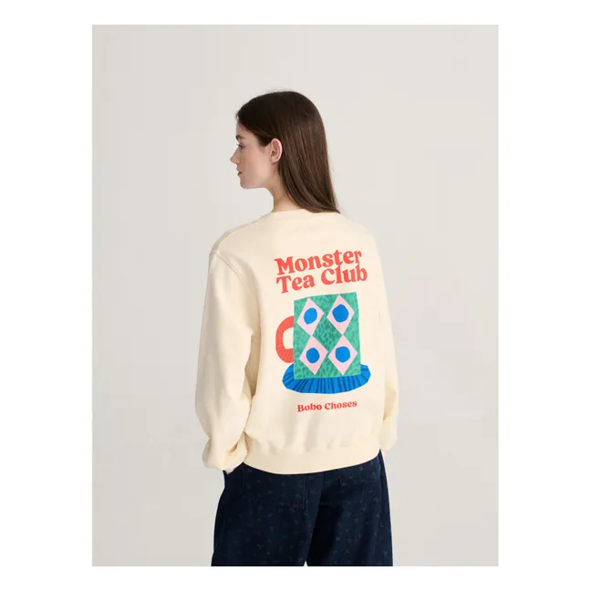 Sweat Monster Mug Coton Bio | Ecru