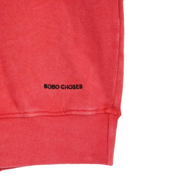 Sweat Hidden Monster Coton Bio | Rouge