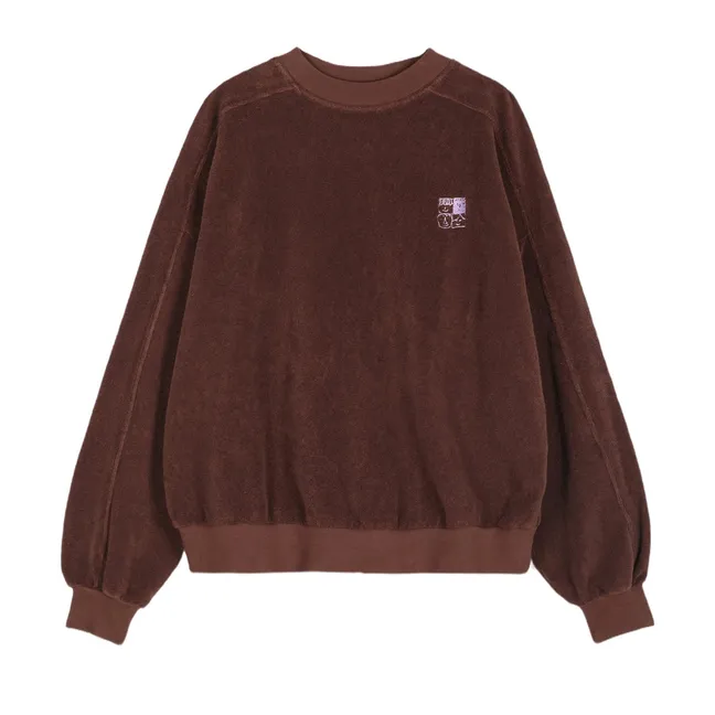 Sweat Mystery BC Coton Bio | Marron foncé