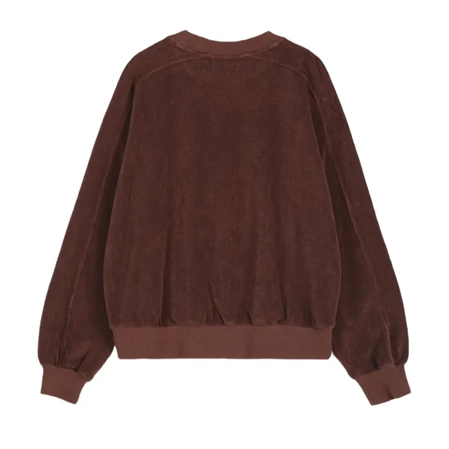 Sweat Mystery BC Coton Bio | Marron foncé