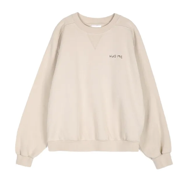 Sweat Hug Me Coton Bio | Beige
