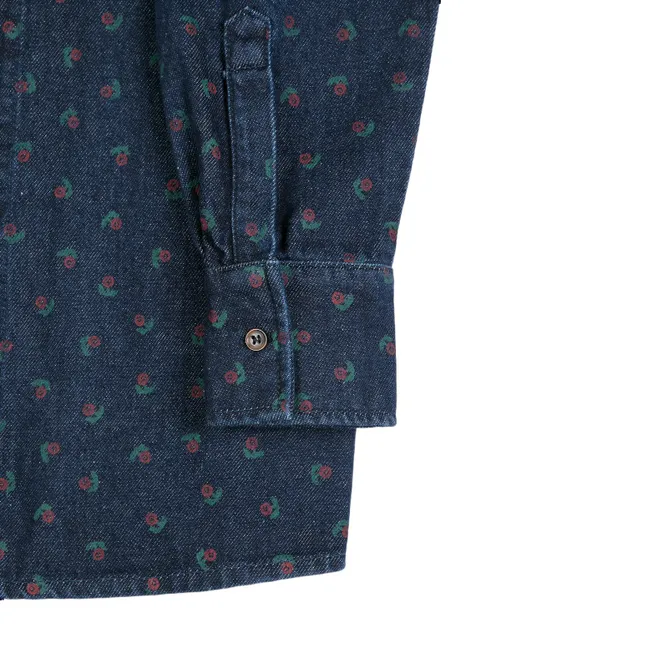 Chemise Swamp Whirl Coton Bio | Bleu marine