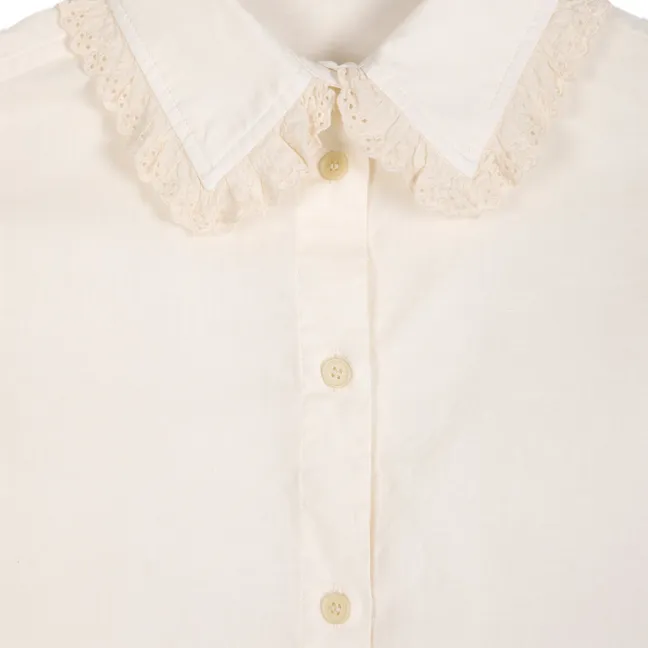 Chemise Popeline de Coton Bio | Ecru