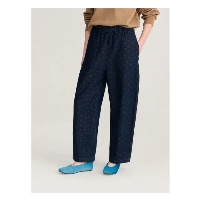 Pantalon Swamp Whirl Coton Bio | Bleu marine
