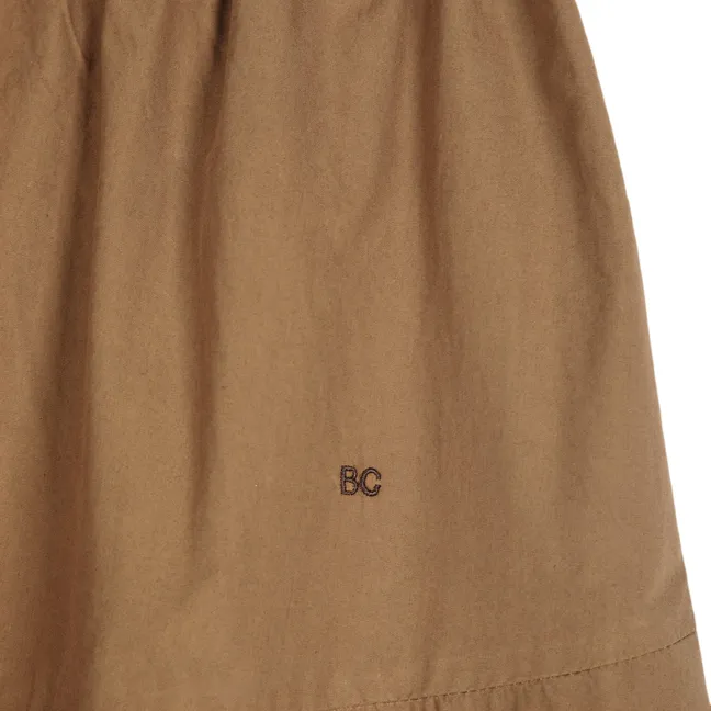 Jupe Evasée Coton Bio | Kaki