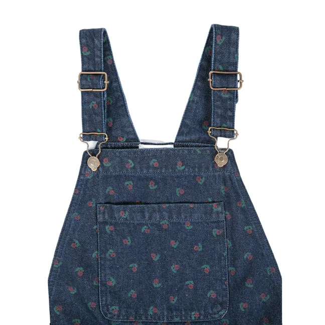 Salopette Swamp Whirl Coton Bio | Bleu marine