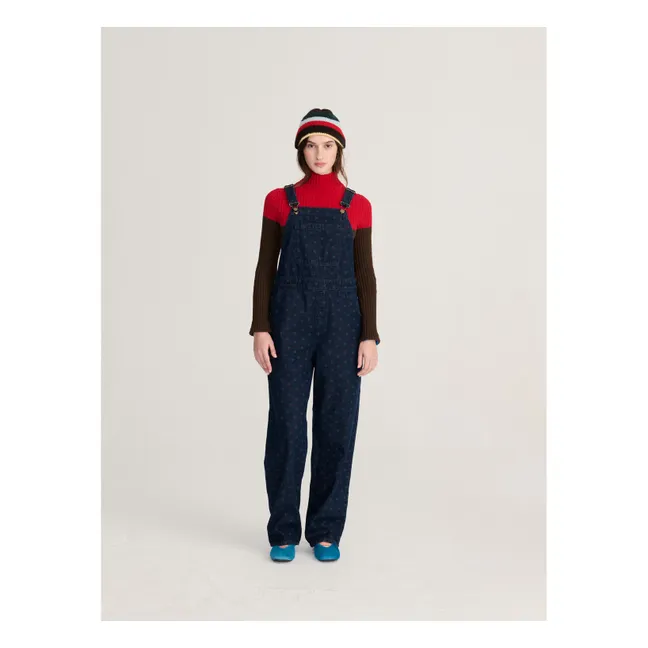 Salopette Swamp Whirl Coton Bio | Bleu marine