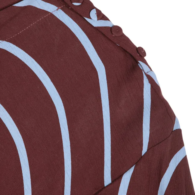 Robe Rayures Psicodelic | Bordeaux