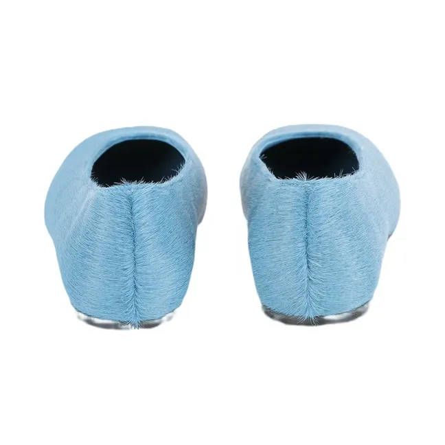 Ballerines Cuir | Bleu de Prusse