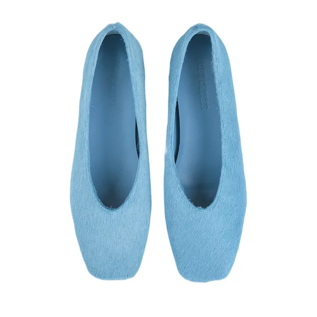 Ballerines Cuir | Bleu de Prusse