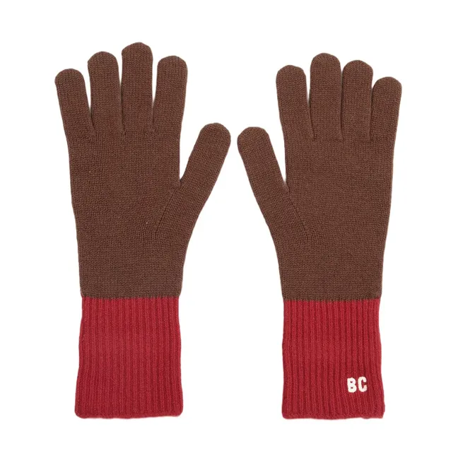 Gants Laine Mérinos Recyclée | Marron
