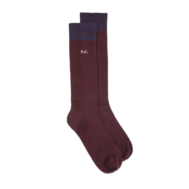 Chaussettes Coton Bio | Bordeaux