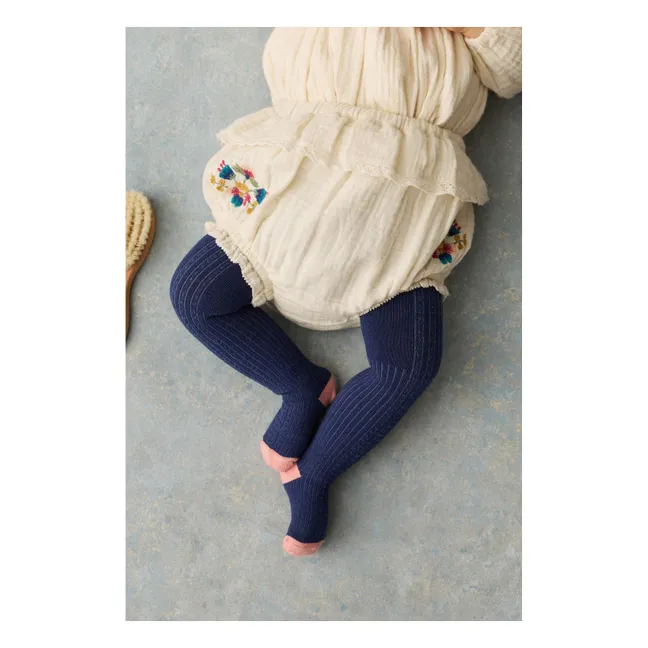Ensemble Blouse et Bloomer Helia Gaze de Coton Bio | Crème