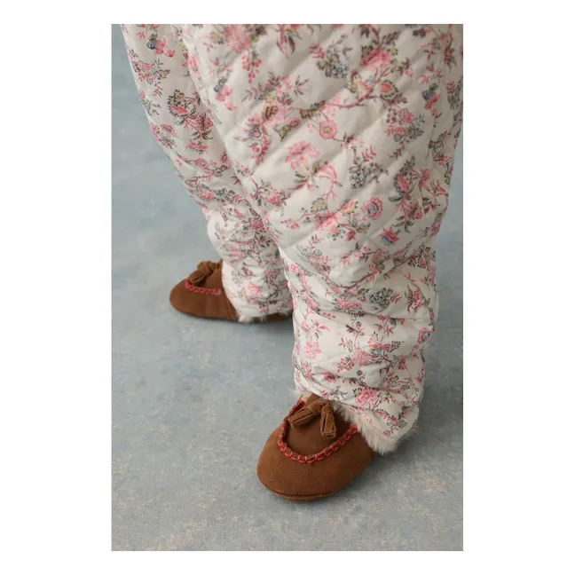 Samsam Leather slippers | Brown