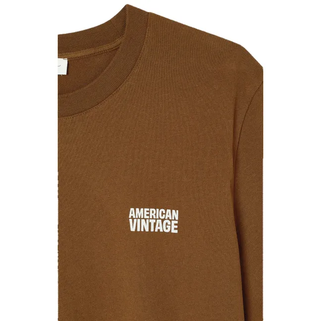 T-shirt Ykobow | Marron foncé