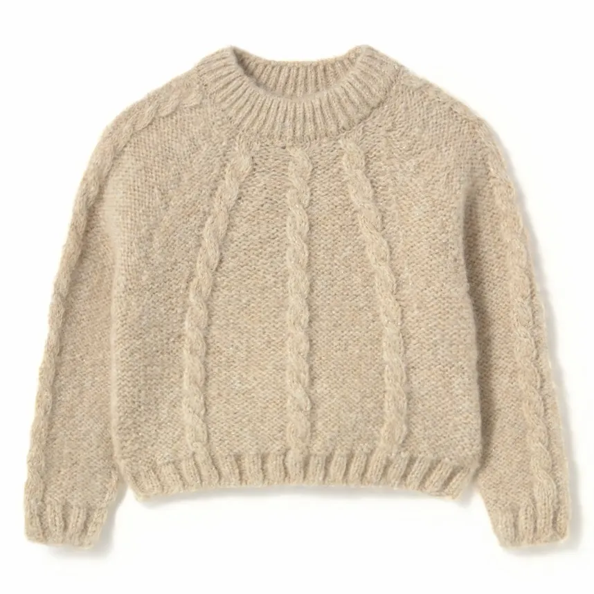 Pull Torsades Alba | Ivoire- Image produit n°0