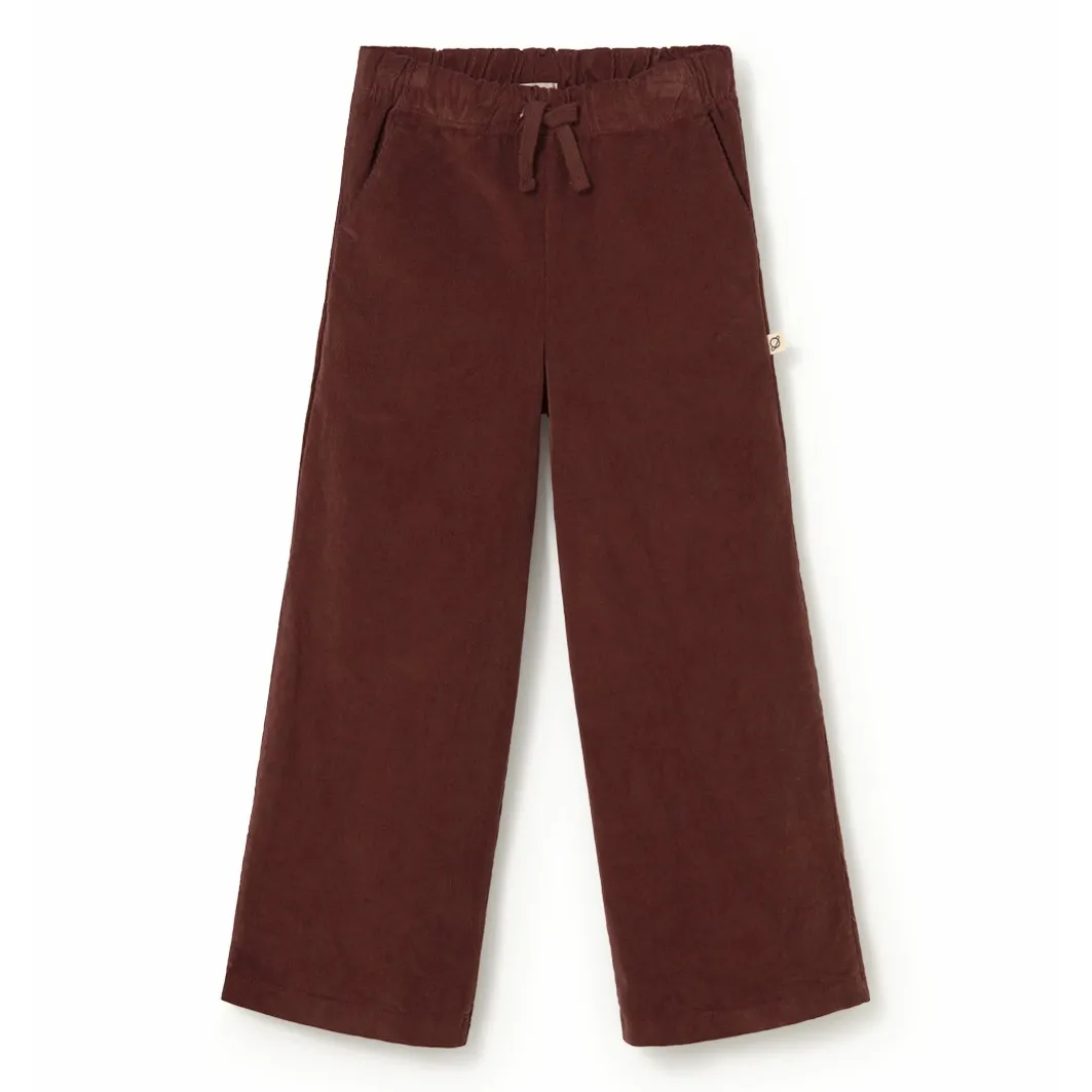 Pantalon Arlet Coton Bio | Chocolat- Image produit n°0