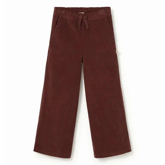Pantalon Arlet Coton Bio | Chocolat