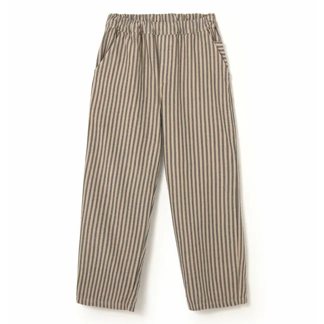 Pantalon Blas Rayé | Beige