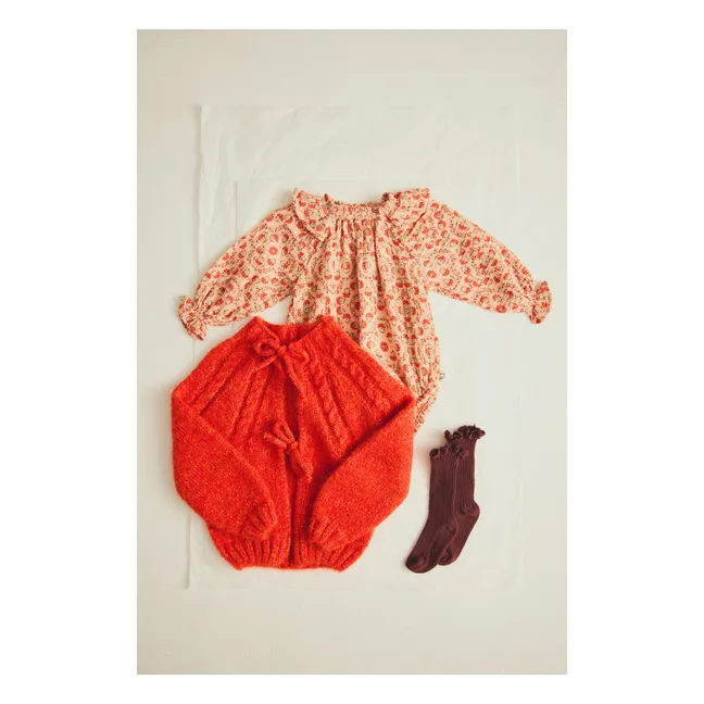 Barboteuse Egia Fleurie | Rose pêche