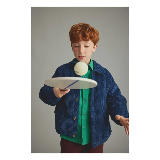 Veste Emil Velours Côtelé Coton Bio | Bleu marine
