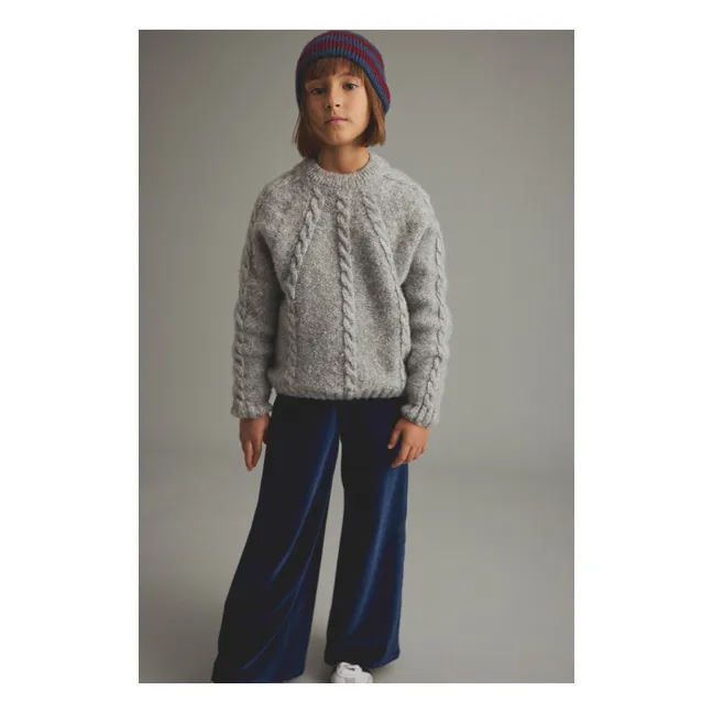 Pantalon Goik Velours Coton Bio | Bleu marine