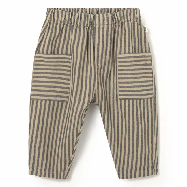 Pantalon Nepal Rayé | Beige