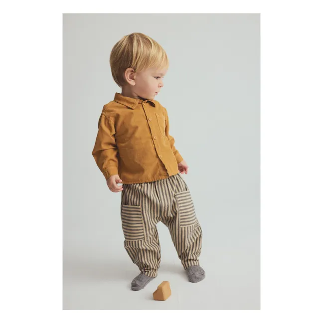 Pantalon Nepal Rayé | Beige