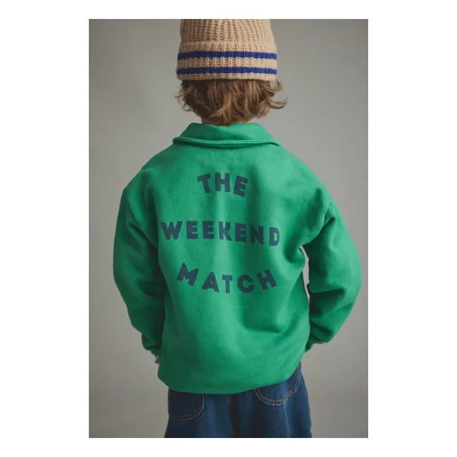 Sweat Col Polo Otto | Vert prairie