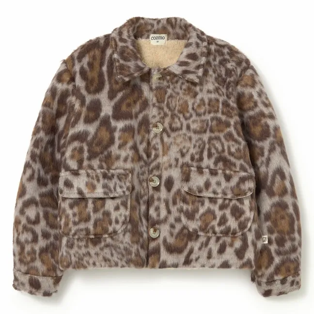 Blouson Riga Léopard | Marron