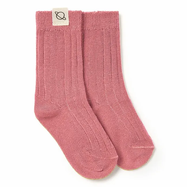Chaussettes Unies | Rose