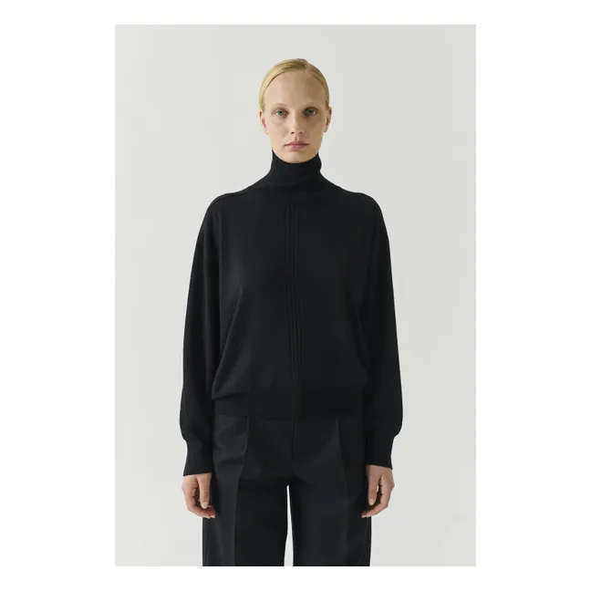 Pull Nord Laine Mérinos | Noir