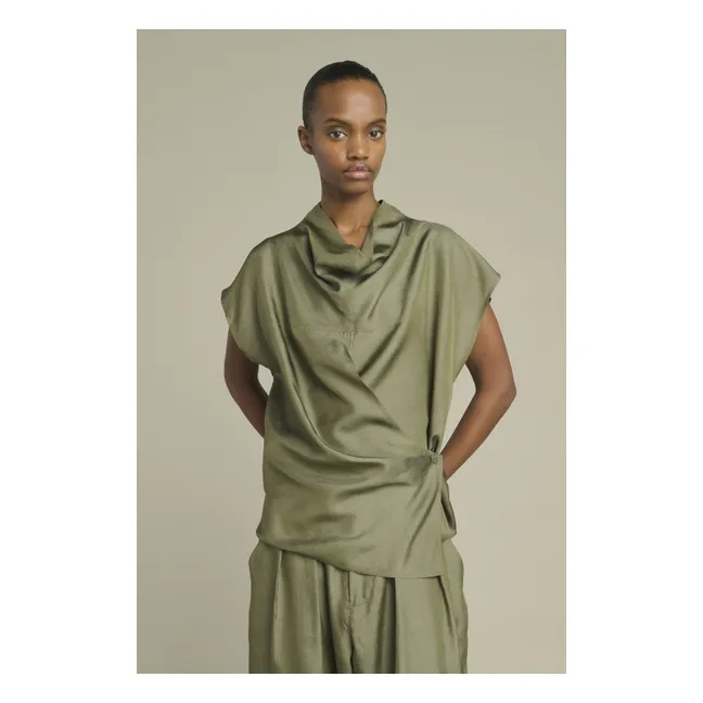 Blouse Kora | Vert de gris