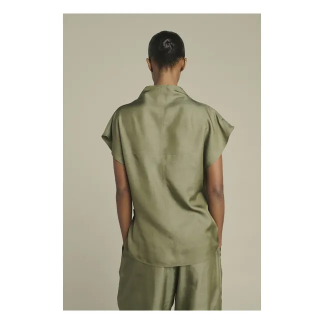 Blouse Kora | Vert de gris