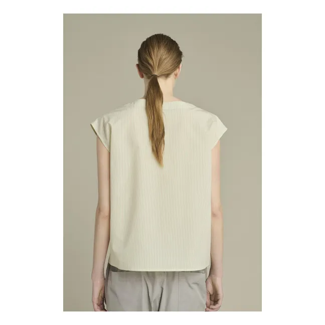 Blouse Lorena Coton | Vert pâle