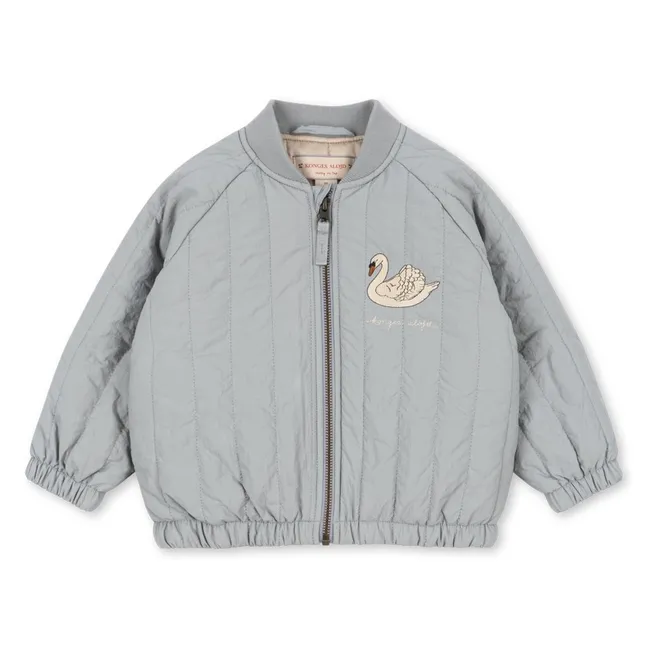 Veste Bomber Juno Cygnes | Bleu gris