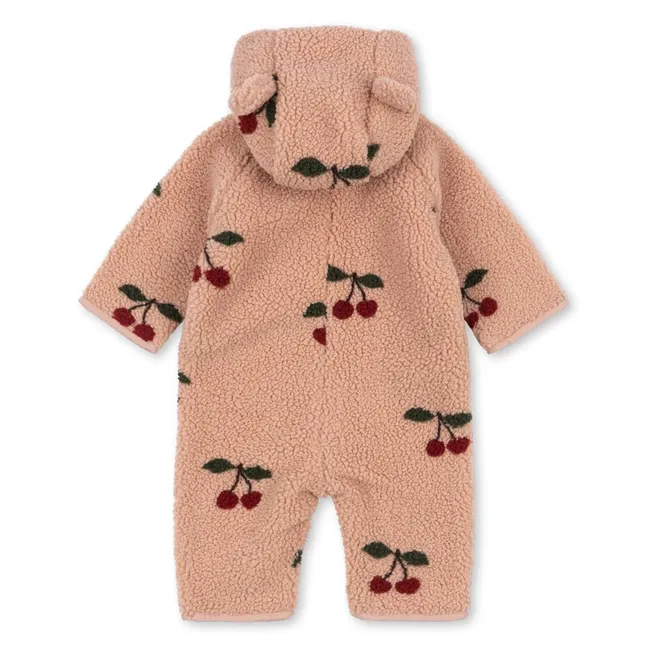 Pilote Façon Sherpa Jody Cerises Fibres Recyclées | Rose