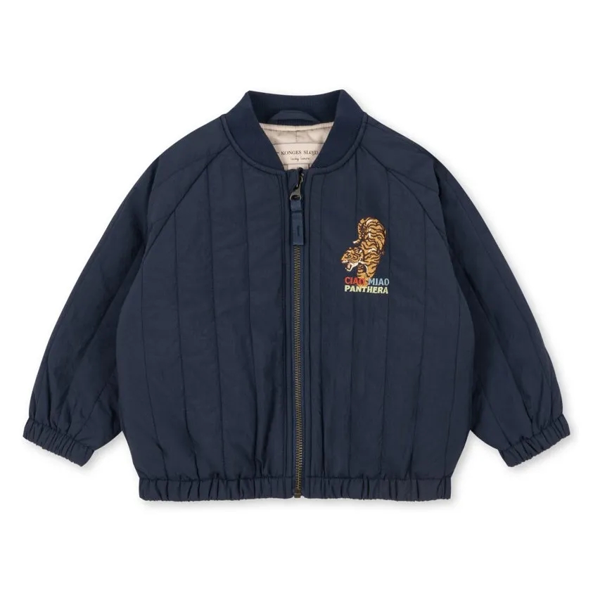 Veste Bomber Juno Tigre | Bleu foncé- Image produit n°2