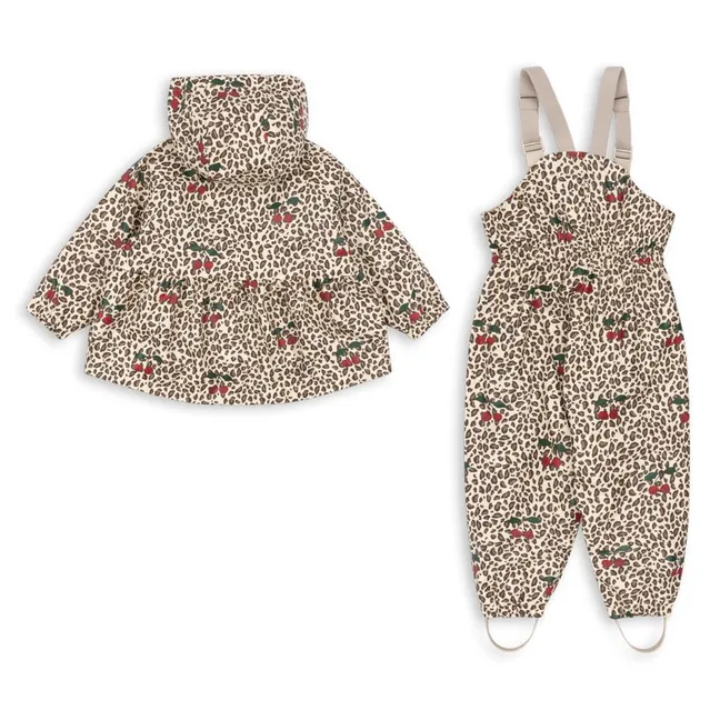 Ensemble de Pluie Rainy Léopard | Beige