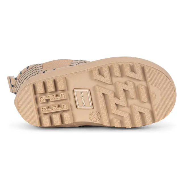 Bottes de Pluie Roi Rayées | Beige