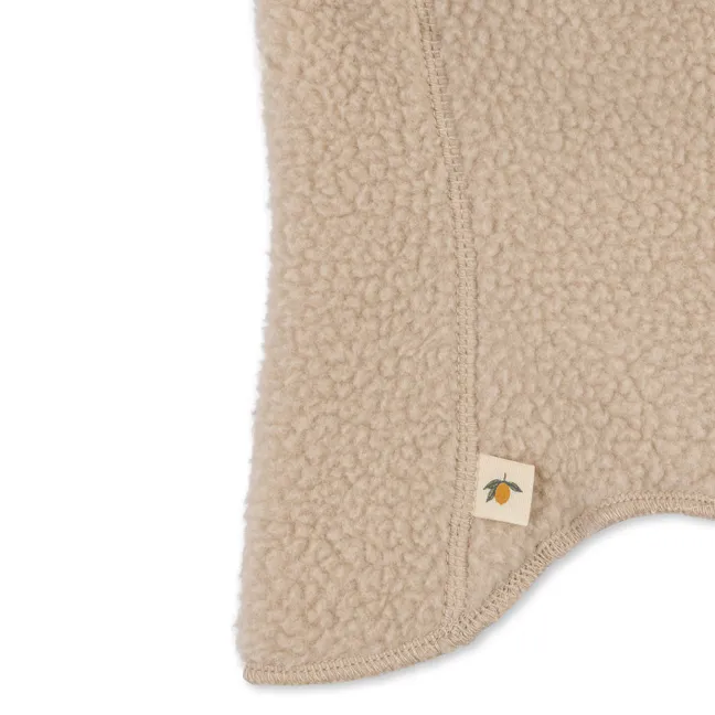 Cagoule Façon Sherpa Safa Fibres Recyclées | Beige