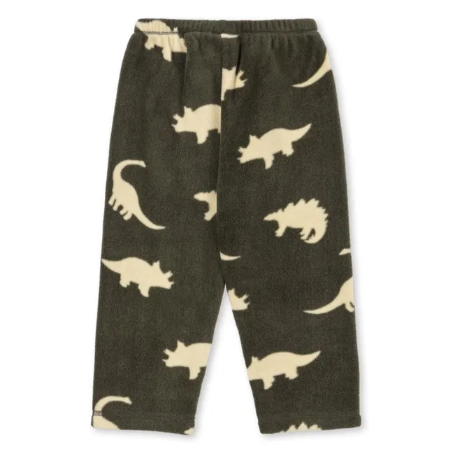 Pantalon Façon Polaire Tavi Dinosaures Fibres Recyclées | Kaki