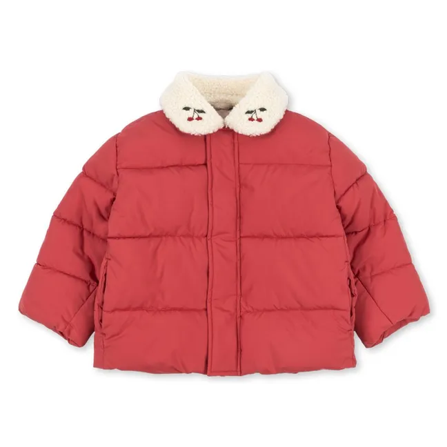 Doudoune Alpi Cerises Fibres Recyclées | Rouge