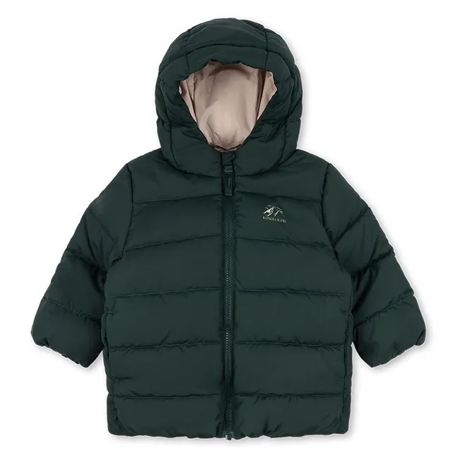 Doudoune Capuche Alpi Fibres Recyclées | Vert foncé