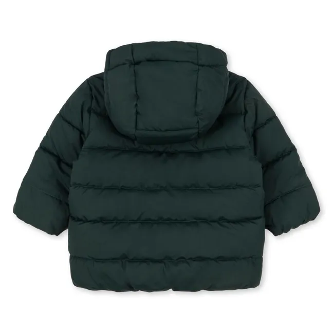 Doudoune Capuche Alpi Fibres Recyclées | Vert foncé