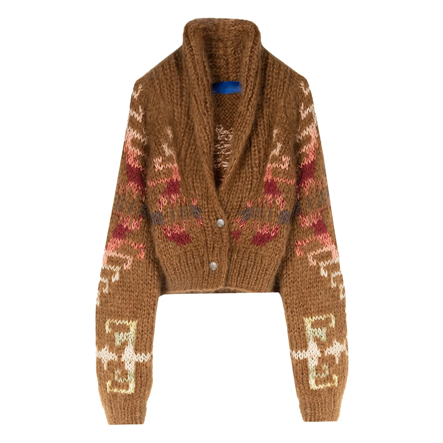 Mes Demoiselles Camel Alia Wool Cardigan